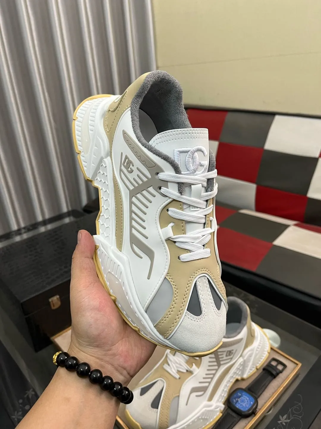 Men's men's shoes💰560⌚️⌚️DG "Dolce & Gabbana" low-top casual shoes Regular size: 35-46 Product material: Upper imported cowhide stitching fabric, breathable lining, original outsole